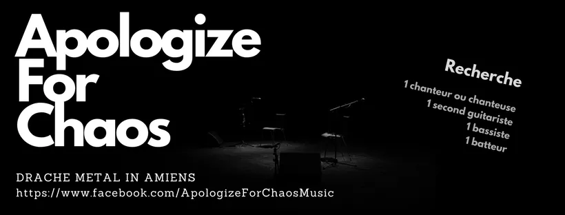 Photo de profil de APOLOGIZE FOR CHAOS