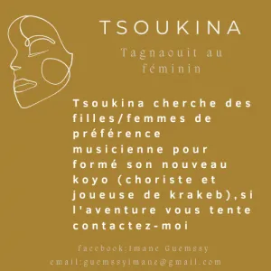 Photo 1 de l'annonce Nouvelle chorale pour mon groupe Tsoukina