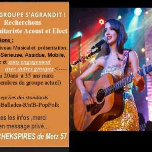 Photo 3 de l'annonce recherchons une guitariste et chanteuse